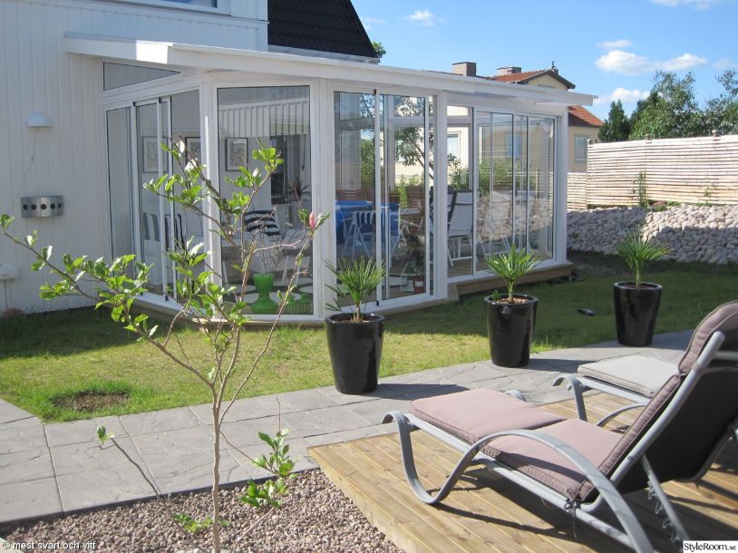 Bygga uterum & inglasad veranda
