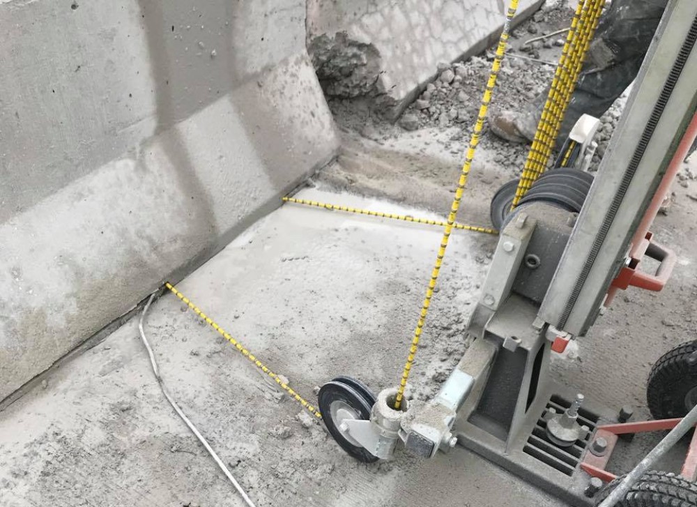 Vajersågning i Betong & Berg